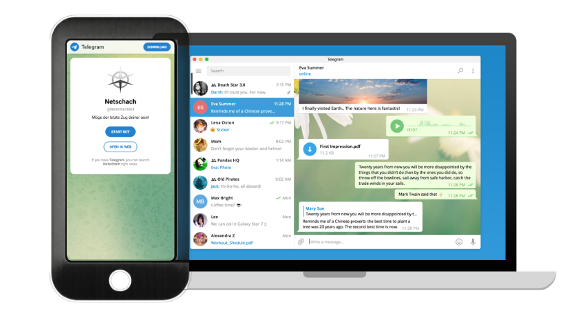Telegram NetschachBot Start